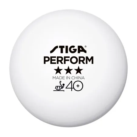 Мяч для наст. тенниса Stiga Perform 3***, 40+, 1113-2110-06, пластик, ITTF Appr., уп.6 шт, бел за 2&nbsp;121.60 ₽ купить в Смоленске