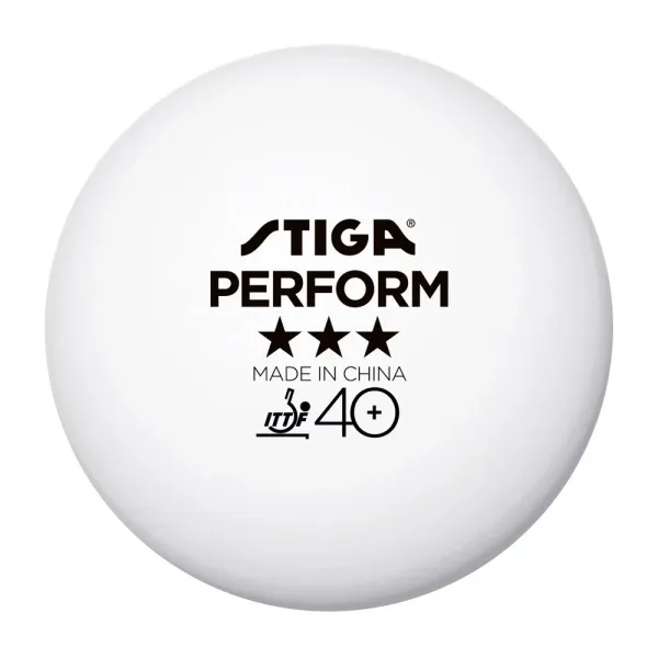 Мяч для наст. тенниса Stiga Perform 3***, 40+, 1113-2110-06, пластик, ITTF Appr., уп.6 шт, бел за 2&nbsp;121.60 ₽ в Смоленске