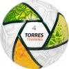 Мяч футб. TORRES Training, F323954,р.4, 32 панели. ПУ, 4 под. слоя, ручная сшивка, бело-зел-сер