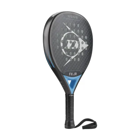 Ракетка для падела Dunlop FX Jr, 10370738, для юниоров, гибрид, графит, черно-голубой за 11&nbsp;019.40 ₽ купить в Смоленске