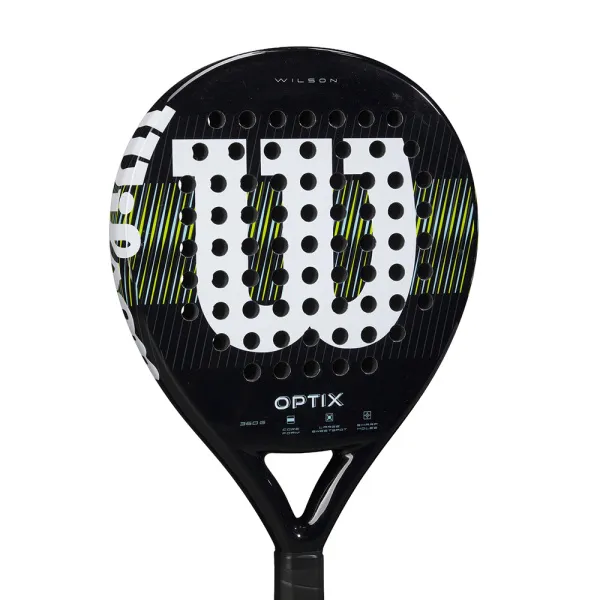 Ракетка для падела WILSON Optix V1 Black, WR181611U2, для начин-х, стекловолокно, черный за 17&nbsp;399.50 ₽ в Смоленске