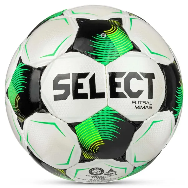Мяч футзал. SELECT Futsal Mimas V26, 1053471006, р.4,FIFA Basic, 32п, ПУ, руч.сш, бело-зелено-черн. за 6&nbsp;494 ₽ в Смоленске