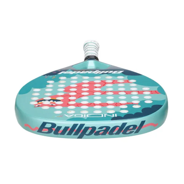 Ракетка для падела BULLPADEL Indiga Jr Girl 26, 494423, для начинающих, стекловолокно, бирюз-коралл за 10&nbsp;480.50 ₽ в Смоленске