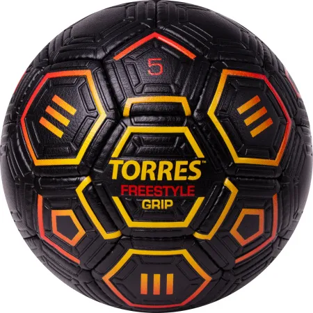 Мяч футб. TORRES Freestyle Grip, F323765, р.5, 32 панели. PU, ручная сшивка, черно-желт-красн за 2&nbsp;070.60 ₽ купить в Смоленске