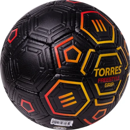 Мяч футб. TORRES Freestyle Grip, F323765, р.5, 32 панели. PU, ручная сшивка, черно-желт-красн за 2&nbsp;070.60 ₽ купить в Смоленске