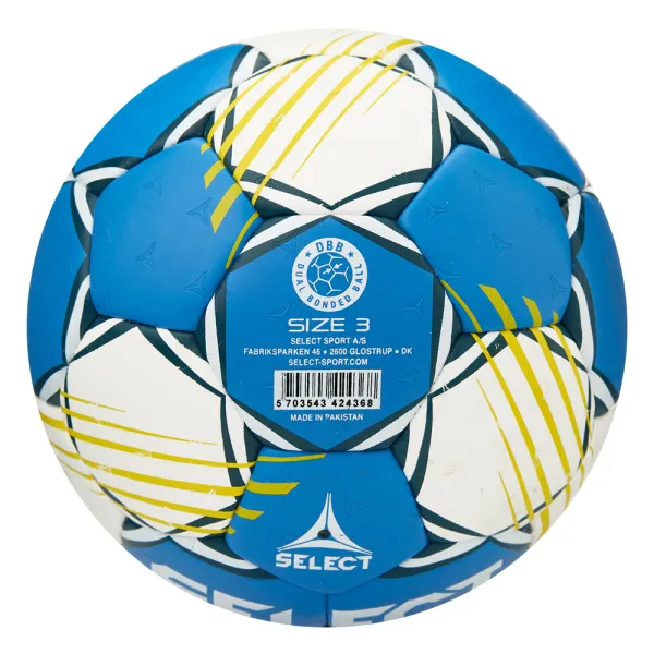 Мяч ганд. SELECT HB FORCE DB V25, 1622858205, Senior (р.3), EHF Appr,ПУ, гибр.сш., сине-белый за 8&nbsp;438.80 ₽ в Смоленске