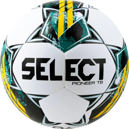Мяч футб. SELECT Pioneer TB V23, 0865060005, р.5, FIFA Basic, 32п, ПУ, термосш, бело-зелено-желтый за 5&nbsp;684.80 ₽ купить в Смоленске