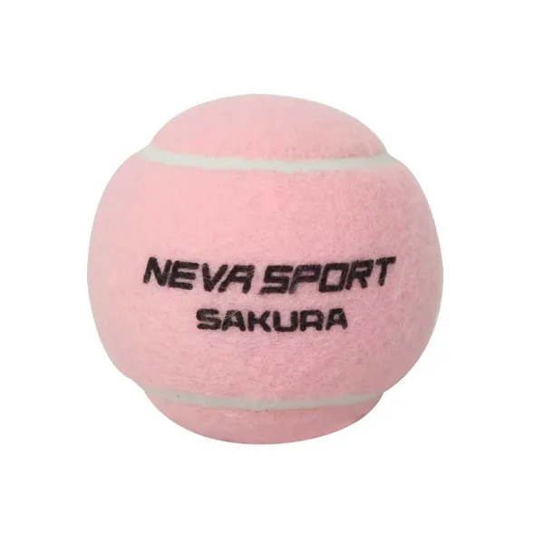 Мяч для падела NS Sakura, UAA2, уп.3 шт, сукно, нат.резина, розовый за 824.50 ₽ в Смоленске