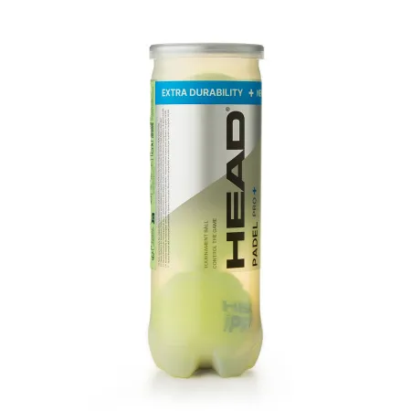 Мяч для падела HEAD Padel Pro+, 540203, уп.3 шт, FIP Approved, войлок,нат.резина,желтый за 933.30 ₽ купить в Смоленске
