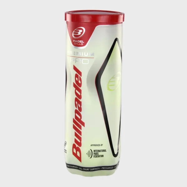 Мяч для падела BULLPADEL Premium PRO, 471959, уп.3 шт, FIP Approved, войлок, нат.резина,желтый за 1&nbsp;094.80 ₽ в Смоленске