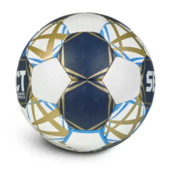 Мяч ганд. SELECT Ultimate Replica v25, 1671854209, р.2 (Jr), EHF Appr, ПУ, руч.сш, тсине-бело-золот. за 5&nbsp;793.60 ₽ в Смоленске