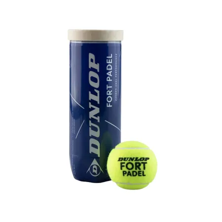 Мяч для падела Dunlop Fort Padel, 601555, уп.3 шт, FIP, сукно, нат.резина,желтый за 1&nbsp;135.60 ₽ купить в Смоленске
