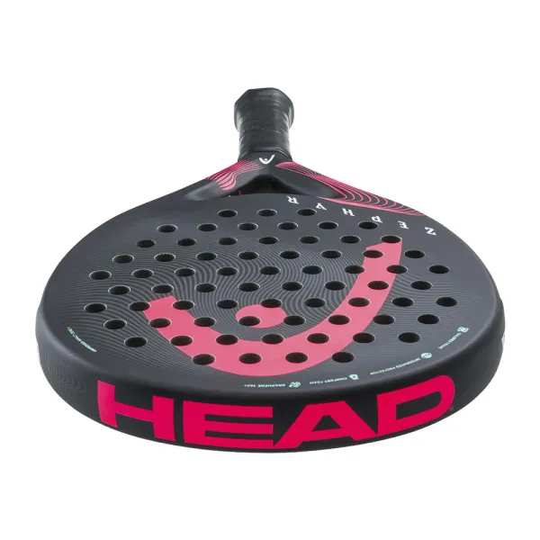 Ракетка для падела HEAD Zephyr 2023, 225033, для игроков средн.уровня, стекловолокно, черно-розовый за 15&nbsp;130 ₽ в Смоленске