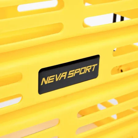 Корзина для теннисных мячей NEVA SPORT, UEA1_Y, на 75 мячей, пластик, желтый