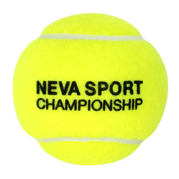 Мяч теннисный NS Championship 3B, 124001, уп.3шт, сукно, нат.резина, желтый за 646 ₽ в Смоленске