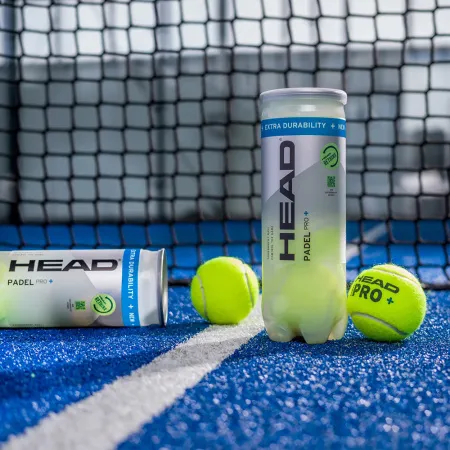 Мяч для падела HEAD Padel Pro+, 540203, уп.3 шт, FIP Approved, войлок,нат.резина,желтый за 933.30 ₽ купить в Смоленске