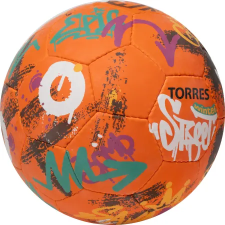 Мяч футб. TORRES Winter Street, F023285, р.5, 32 пан, рез, 4 подкл. слоя, руч. сшив,оранж-мультик. за 2&nbsp;713.20 ₽ купить в Смоленске