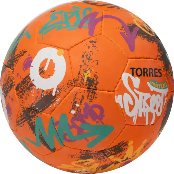 Мяч футб. TORRES Winter Street, F023285, р.5, 32 пан, рез, 4 подкл. слоя, руч. сшив,оранж-мультик. за 2&nbsp;713.20 ₽ в Смоленске