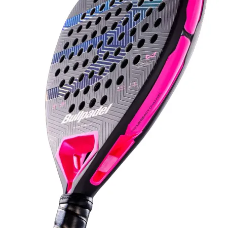 Ракетка для падела BULLPADEL Wonder 27, 497250, для продв.игроков, стекловолокно, карбон, черно-роз за 42&nbsp;969.20 ₽ купить в Смоленске