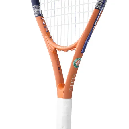 Ракетка б/т Wilson Roland Garros Elite Gr3, WR193210U3, алюм, со струнами, оранжево-бежевый за 8&nbsp;146.40 ₽ купить в Смоленске