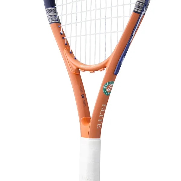 Ракетка б/т Wilson Roland Garros Elite Gr3, WR193210U3, алюм, со струнами, оранжево-бежевый за 8&nbsp;146.40 ₽ в Смоленске
