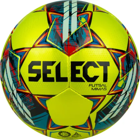 Мяч футзал. SELECT Futsal Mimas, 1053460550, р.4,FIFA Basic, 32 пан, гл.ПУ, руч.сш, жел-сине-красный за 6&nbsp;303.60 ₽ купить в Смоленске