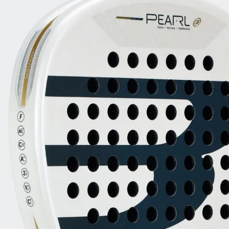 Ракетка для падела BULLPADEL Pearl 26, 493804, для профессионалов, карбон, бело-серый за 35&nbsp;929.50 ₽ купить в Смоленске