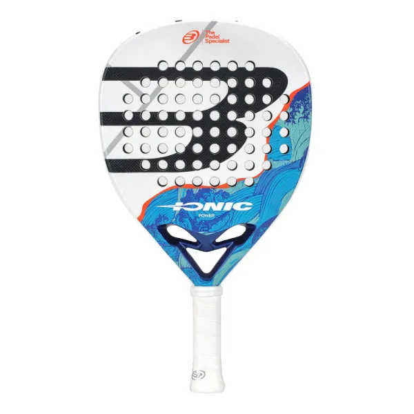 Ракетка для падела BULLPADEL Ionic Power 26, 494411, для продв. игроков, стекловолокно, сине-белый за 28&nbsp;944.20 ₽ в Смоленске