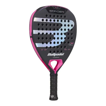 Ракетка для падела BULLPADEL Wonder 27, 497250, для продв.игроков, стекловолокно, карбон, черно-роз за 42&nbsp;969.20 ₽ купить в Смоленске
