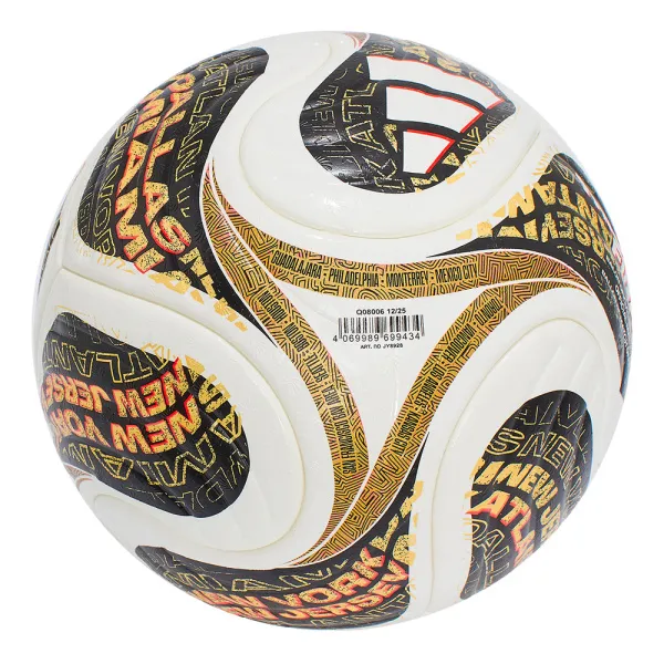 Мяч футб. ADIDAS WC26 Trionda Final PRO, JY8928, р.5, FIFA PRO, 4пан, ПУ, термосш, бел-черн-золотист за 22&nbsp;455.30 ₽ в Смоленске