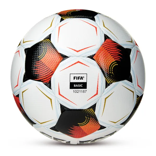 Мяч футб. SELECT Numero 10 V26, 0574071002, р.4, FIFA Basic, 32п, ПУ, гибр.сш, бело-черно-оранжевый за 8&nbsp;404.80 ₽ в Смоленске