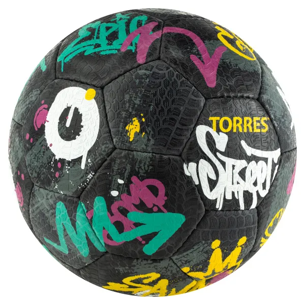 Мяч футб. TORRES Street, F023225, р.5, 32 пан.. рез., 4 подкл. слоя, руч. сшив., черно-мультиколор за 2&nbsp;713.20 ₽ в Смоленске