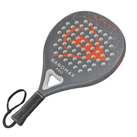 Ракетка для падела Dunlop Nanomax Pro, 10370739, для профессионалов, графит, серо-оранжевый за 17&nbsp;248.20 ₽ купить в Смоленске