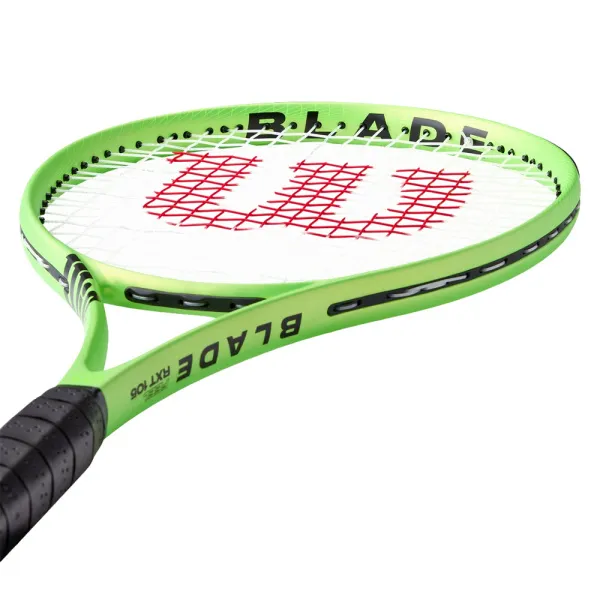 Ракетка б/т Wilson Blade Feel 105, арт.WR197710U3, для любителей, графит, со струнами, зеленый за 13&nbsp;849.90 ₽ в Смоленске