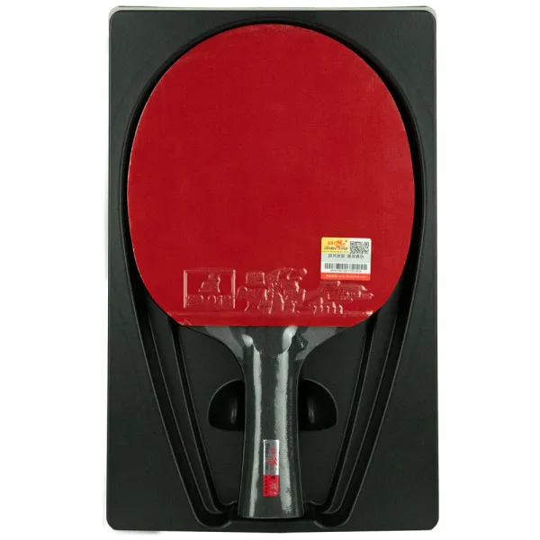 Ракетка для н/т DOUBLE FISH Black Carbon King Racket 3***, для професс.,ITTF Appr.,накл.2,1,мм за 4&nbsp;346.90 ₽ в Смоленске