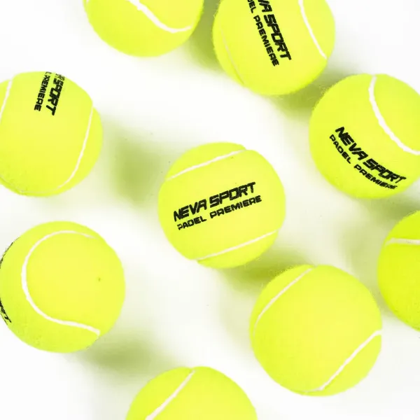Мяч для падела NS Padel Premier, 502101, уп.3 шт, сукно, нат.резина,желтый за 761.60 ₽ в Смоленске