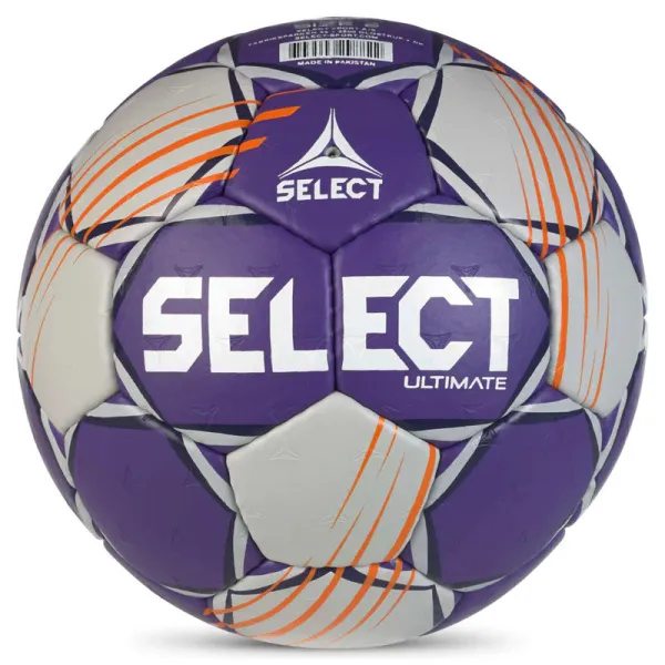 Мяч ганд. SELECT Ultimate Official EHF V24, 1612858999, Senior(р.3), EHF Appr, ПУ, руч.сш, фиол-сер за 15&nbsp;504 ₽ в Смоленске
