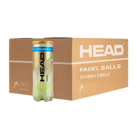 Мяч для падела HEAD Padel Pro S+, 540303, уп.3 шт, FIP Approved, войлок,нат.резина,желтый за 933.30 ₽ купить в Смоленске