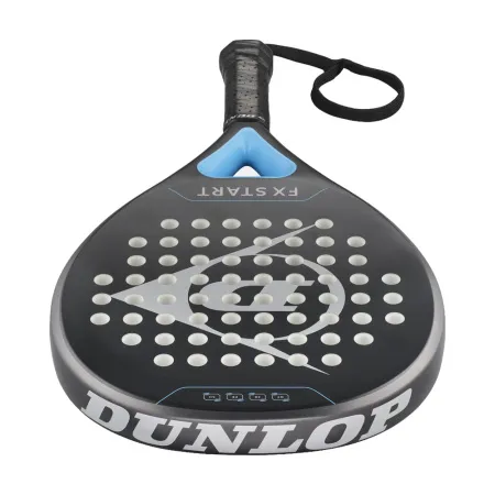 Ракетка для падела Dunlop FX Start, 10370737, для начинающих, гибрид, графит, черно-синий за 13&nbsp;175 ₽ купить в Смоленске