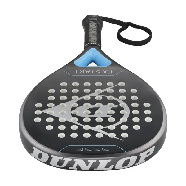 Ракетка для падела Dunlop FX Start, 10370737, для начинающих, гибрид, графит, черно-синий за 13&nbsp;175 ₽ в Смоленске