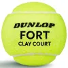Мяч теннисный Dunlop Fort Clay Court 4B, 601613, уп.4 шт,одобр.ITF и FFT,сукно,нат.резина,желтый за 1&nbsp;812.20 ₽ купить в Смоленске