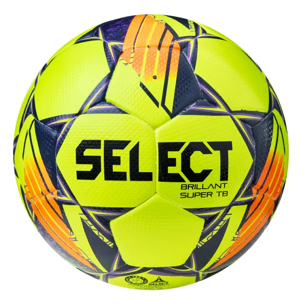 Мяч футб. SELECT Brillant Super TB, 3615968509,р.5, FIFA PRO, ПУ, 32пан. термосш, желто-оранж-фиолет за 15&nbsp;694.40 ₽ в Смоленске