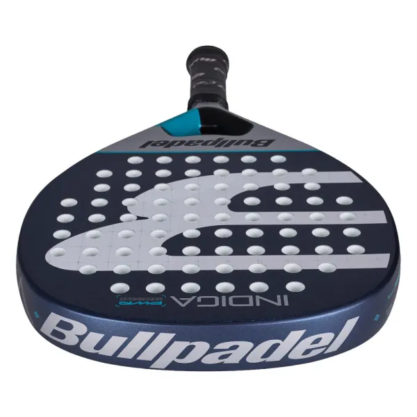 Ракетка для падела BULLPADEL Indiga Power 26, 494416, для начинающих, стекловолокно, темносине-серый за 14&nbsp;672.70 ₽ в Смоленске