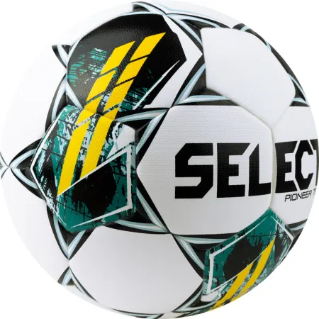 Мяч футб. SELECT Pioneer TB V23, 0865060005, р.5, FIFA Basic, 32п, ПУ, термосш, бело-зелено-желтый за 5&nbsp;684.80 ₽ купить в Смоленске