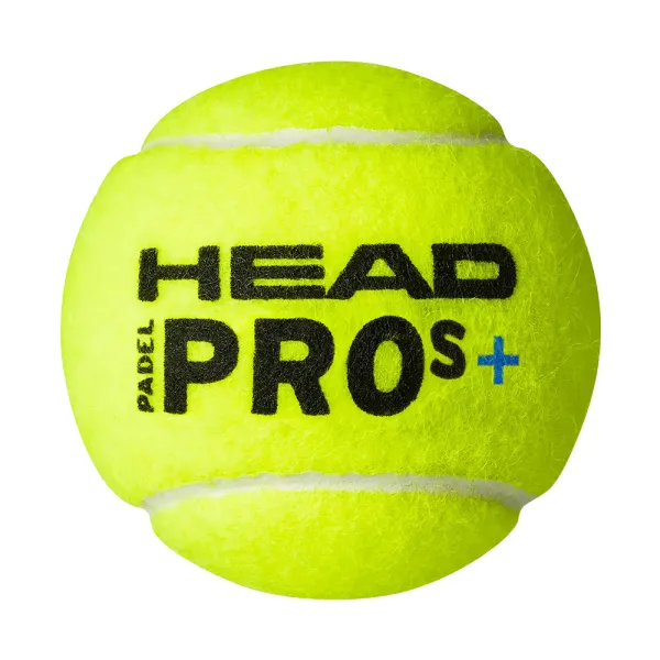 Мяч для падела HEAD Padel Pro S+, 540303, уп.3 шт, FIP Approved, войлок,нат.резина,желтый за 933.30 ₽ в Смоленске