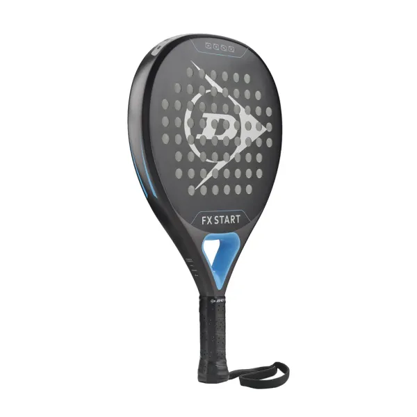 Ракетка для падела Dunlop FX Start, 10370737, для начинающих, гибрид, графит, черно-синий за 13&nbsp;175 ₽ в Смоленске
