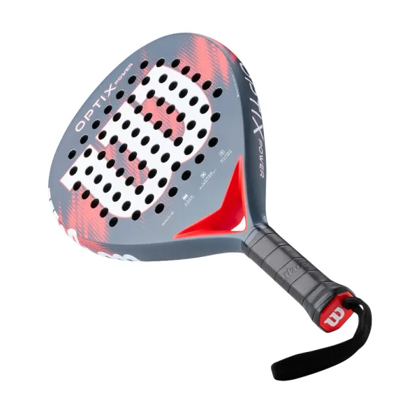 Ракетка для падела WILSON Optix V2 Power FRM RD, WR190811U2,для начин-х, стекловолокно,черно-красный за 21&nbsp;119.10 ₽ в Смоленске