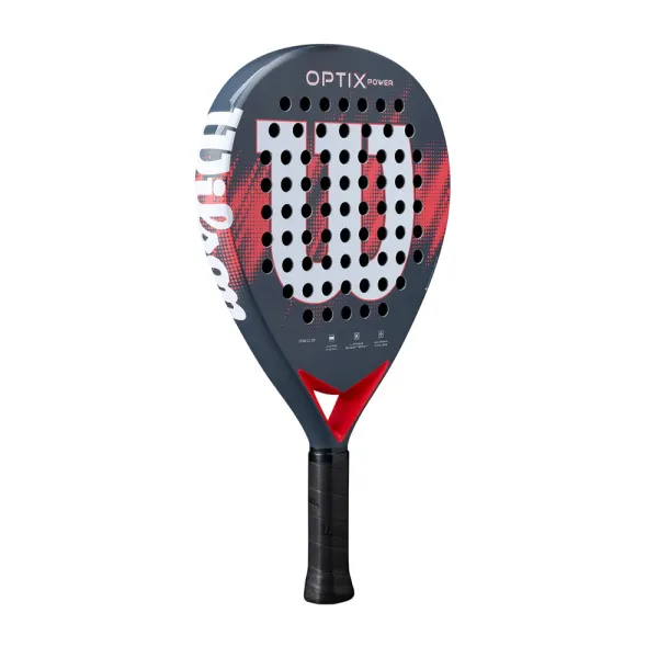 Ракетка для падела WILSON Optix V2 Power FRM RD, WR190811U2,для начин-х, стекловолокно,черно-красный за 21&nbsp;119.10 ₽ в Смоленске
