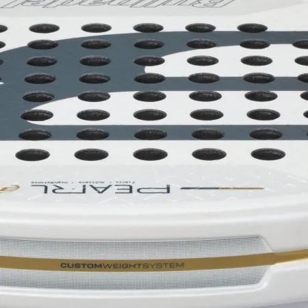Ракетка для падела BULLPADEL Pearl 26, 493804, для профессионалов, карбон, бело-серый за 35&nbsp;929.50 ₽ купить в Смоленске