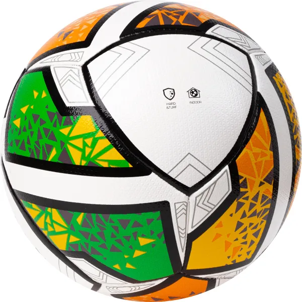 Мяч футзал. TORRES Futsal Club, FS323764, р.4, 10 пан. ПУ, 4 под. сл, гибрид. сш. бело-зел-оранж за 2&nbsp;264.40 ₽ в Смоленске